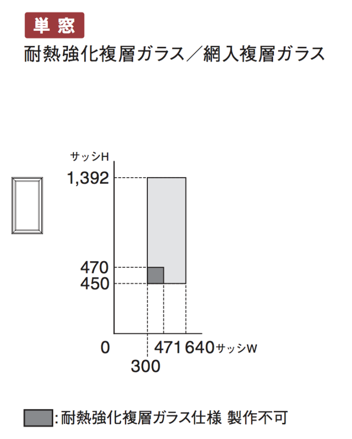 YKKap apw330 段窓 下部fix上部たて滑り出し窓 グレモン - 家具